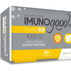 Fharmonat - Biokygen Imunogood Vit D3 4000 IU 60 Cáps.